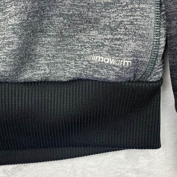 Adidas Climawarm Jacket Womens Small Full Zip Gray Black Sport Pockets Casual - Picture 7 of 13